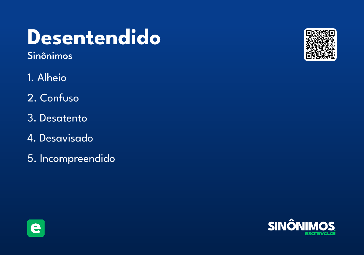 desentendido