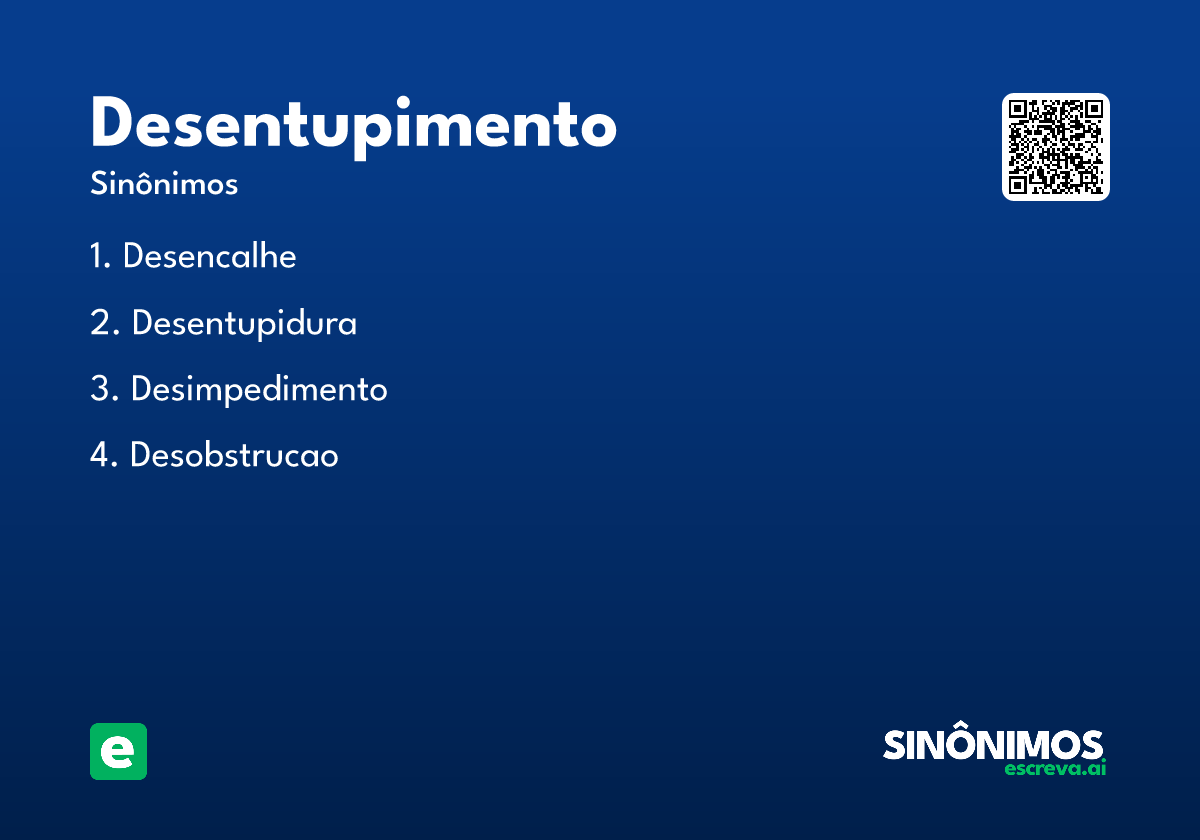 desentupimento