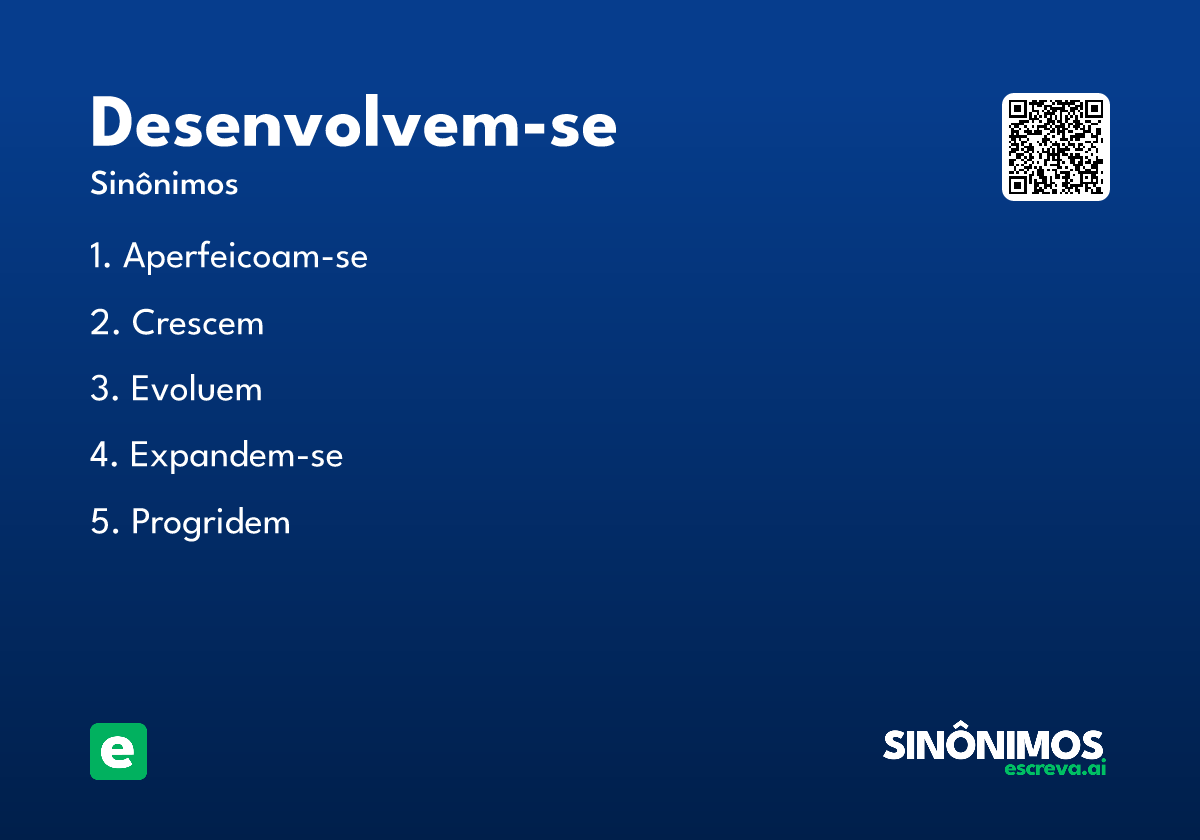 desenvolvem-se