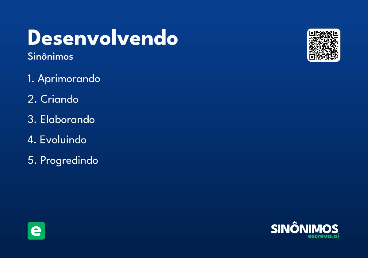 desenvolvendo