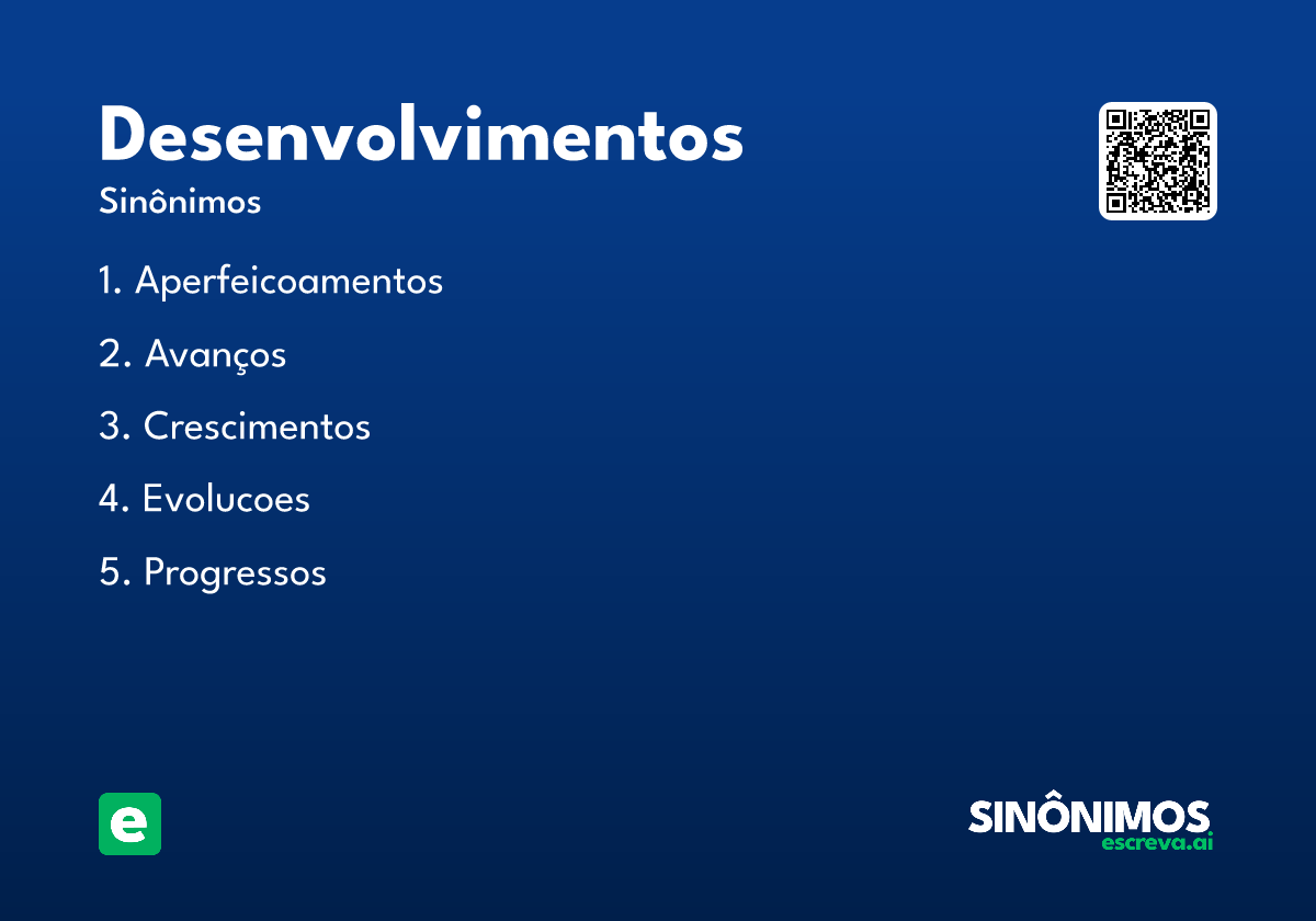 desenvolvimentos