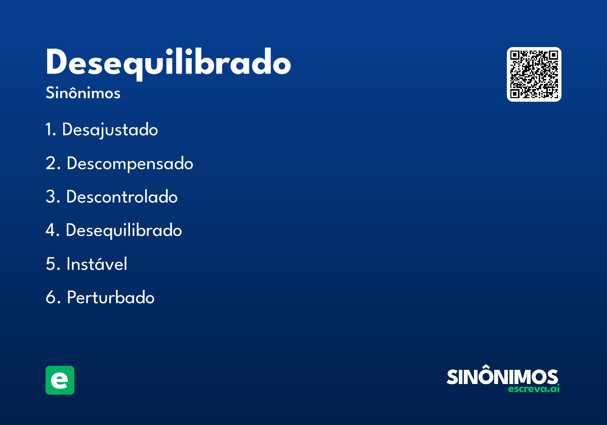 desequilibrado