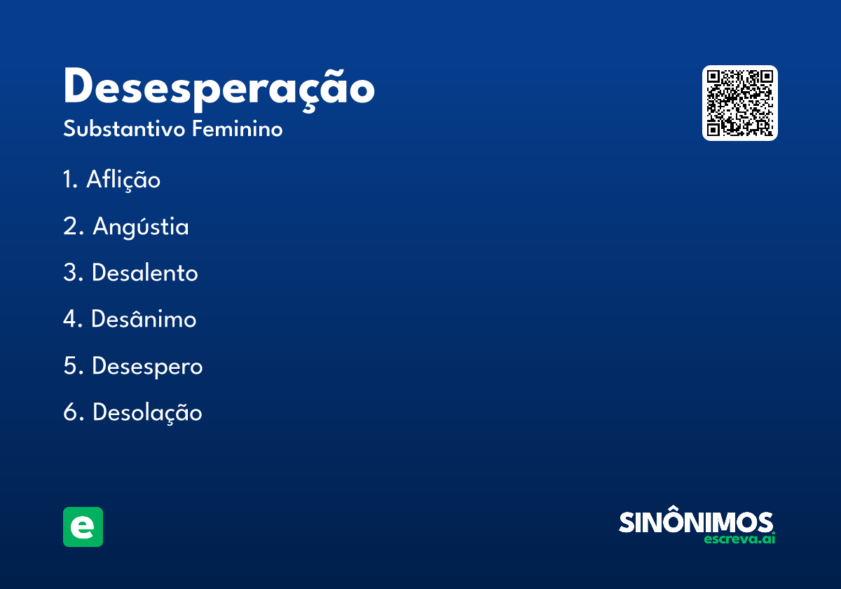desesperação