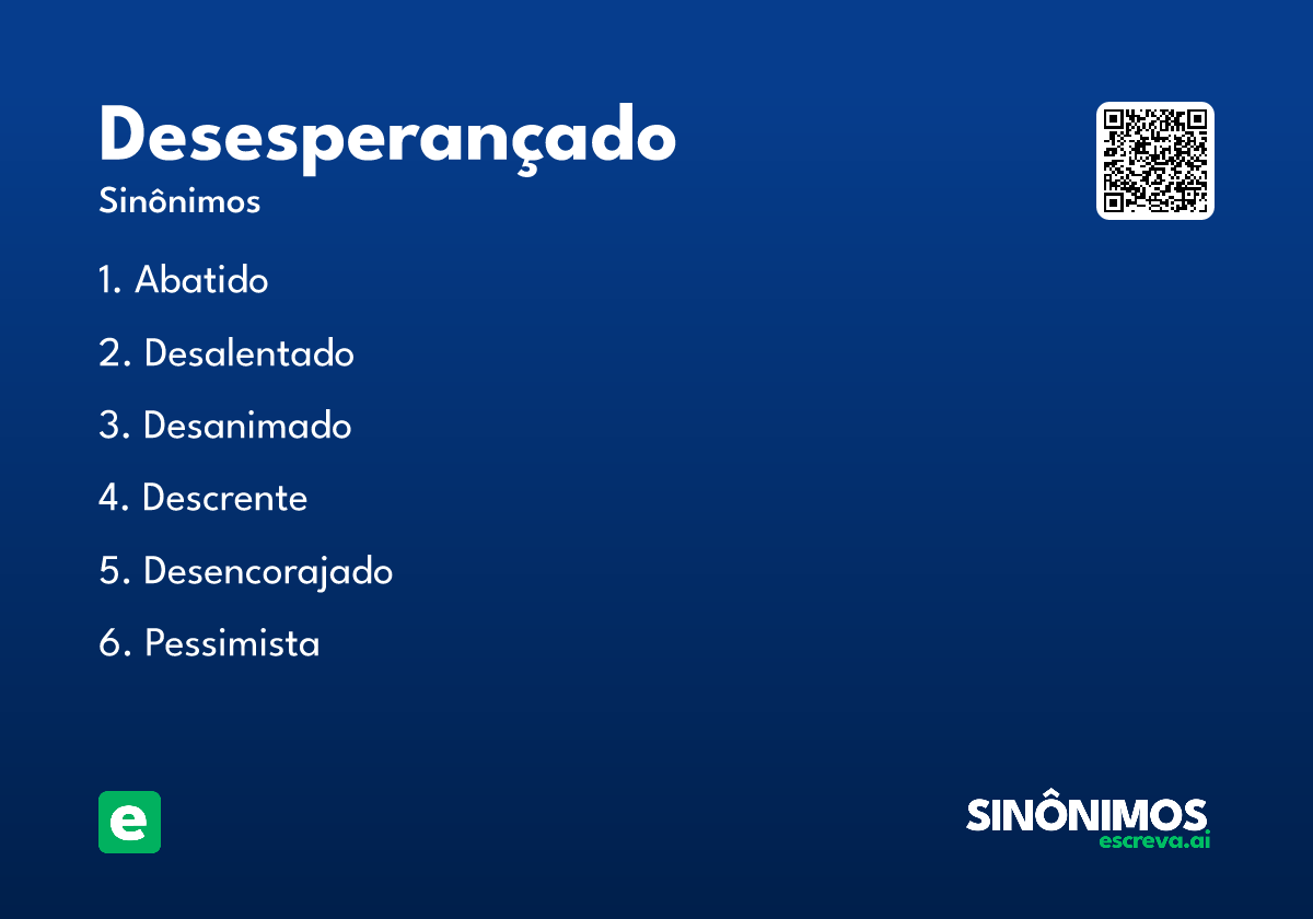 desesperançado