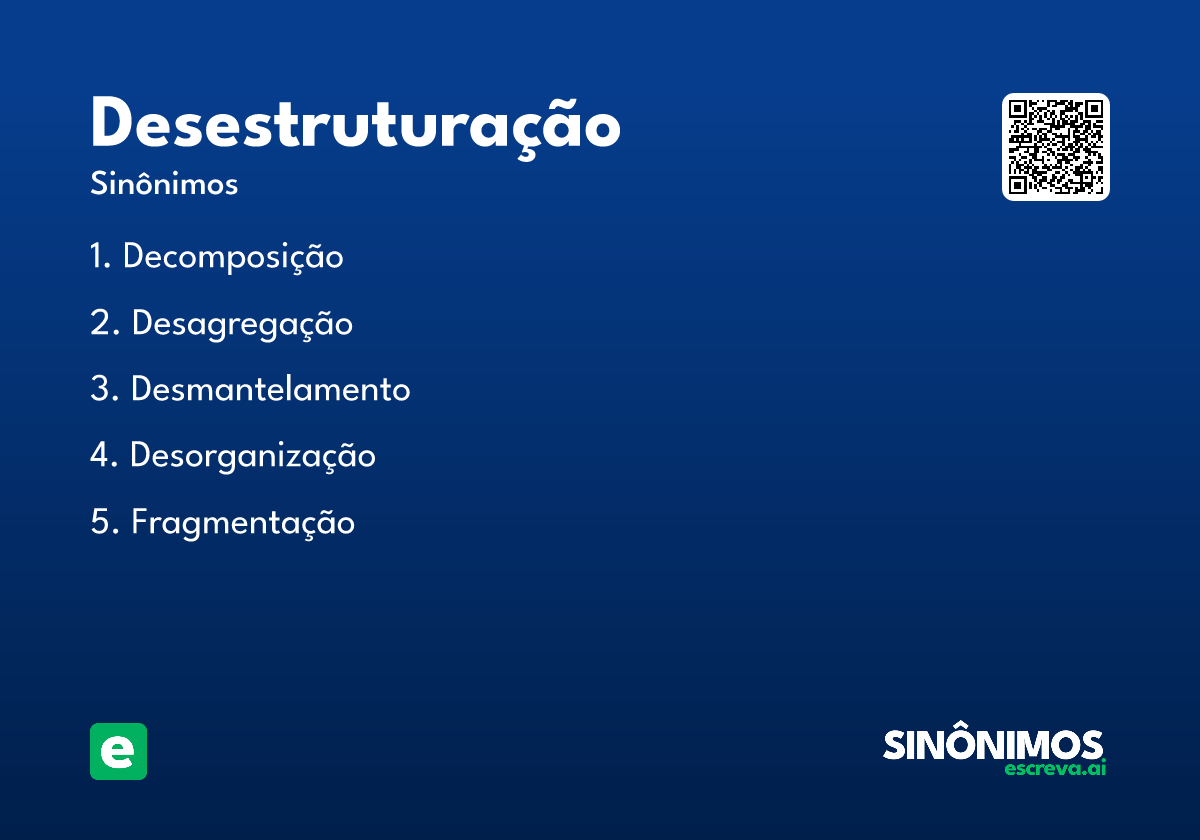 desestruturação