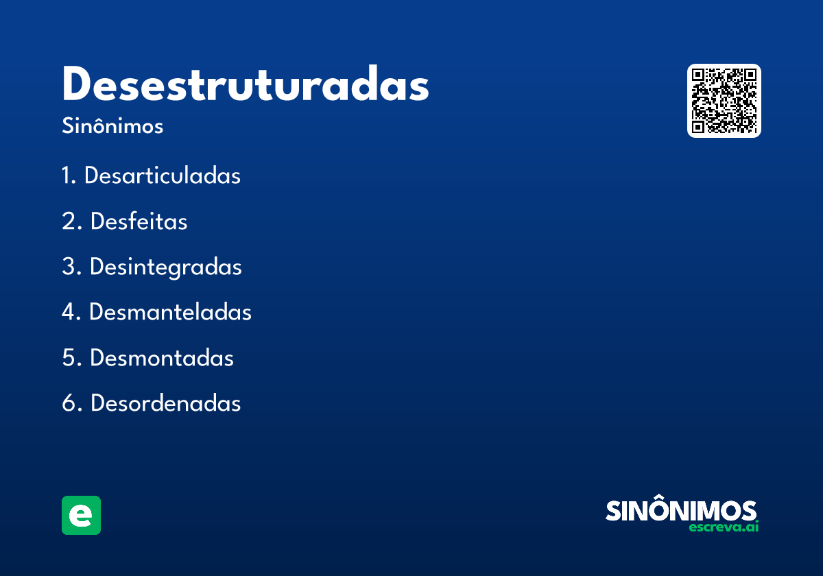 desestruturadas