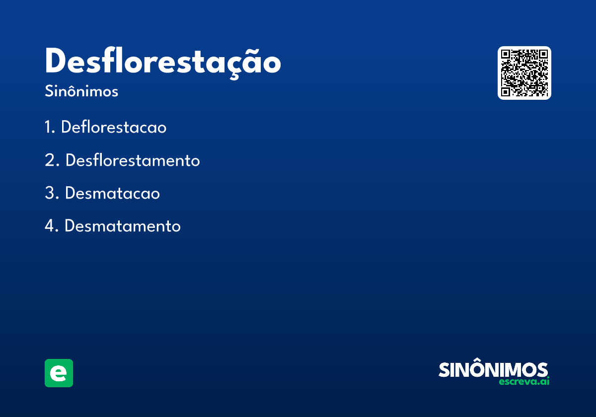 desflorestação