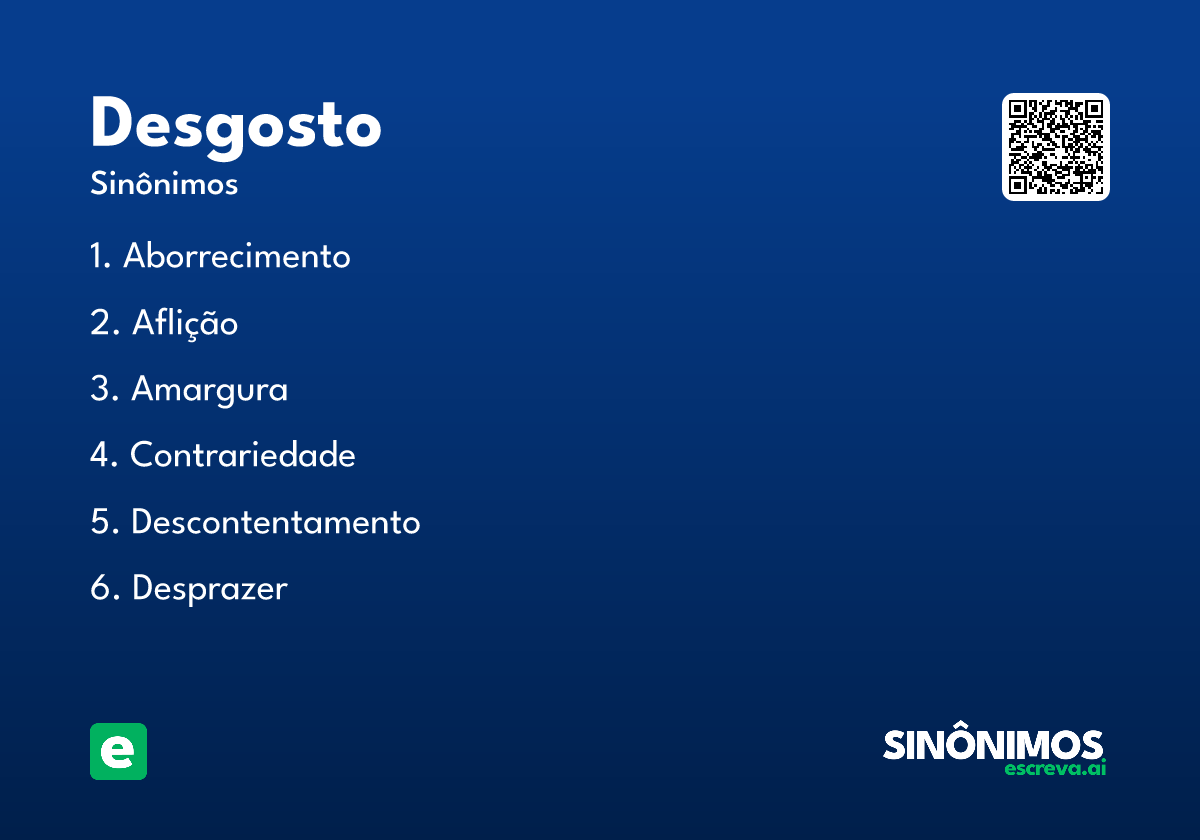 desgosto