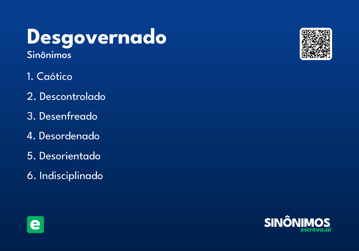 desgovernado