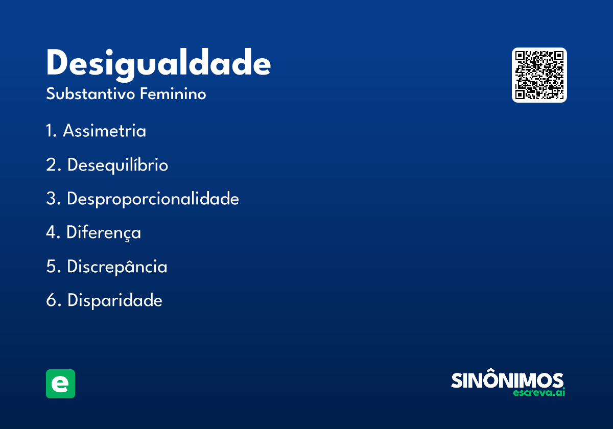 desigualdade