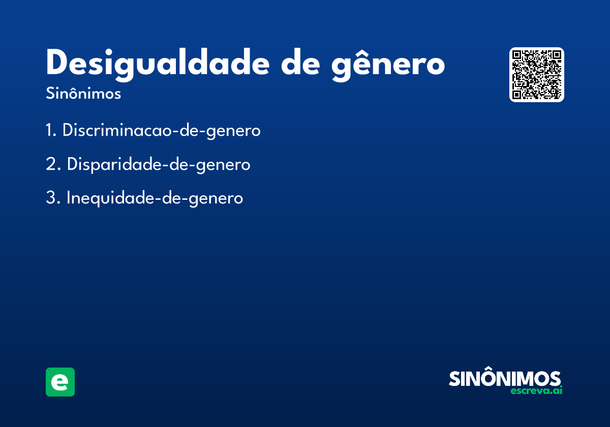 desigualdade de gênero