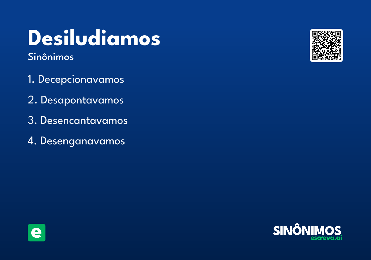 desiludiamos