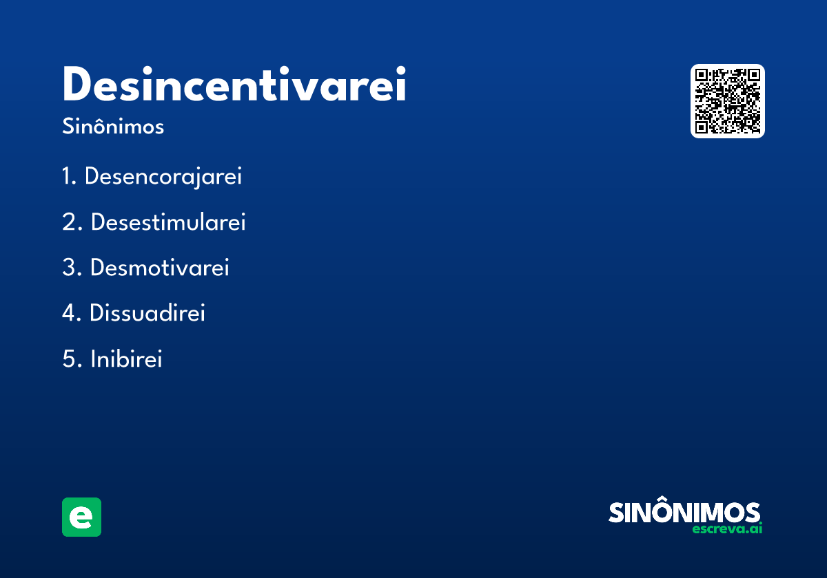 desincentivarei