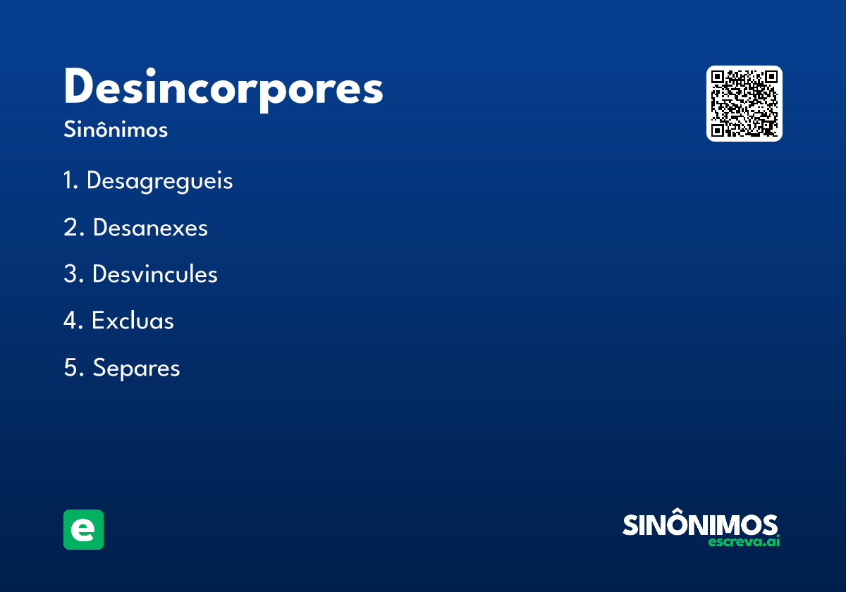 desincorpores
