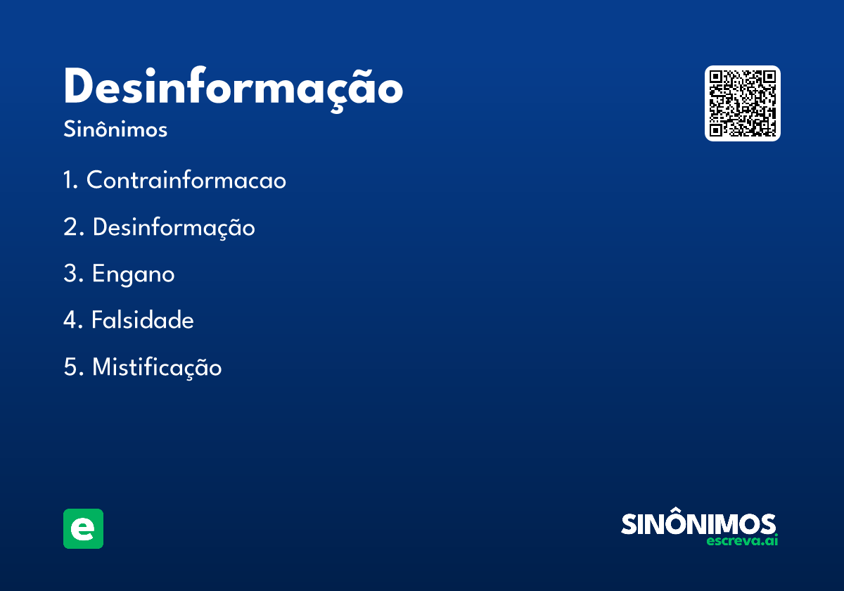 desinformação