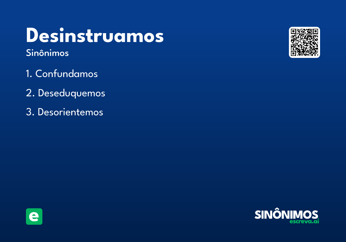 desinstruamos