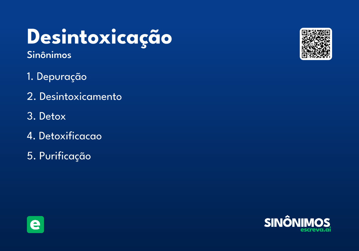 desintoxicação