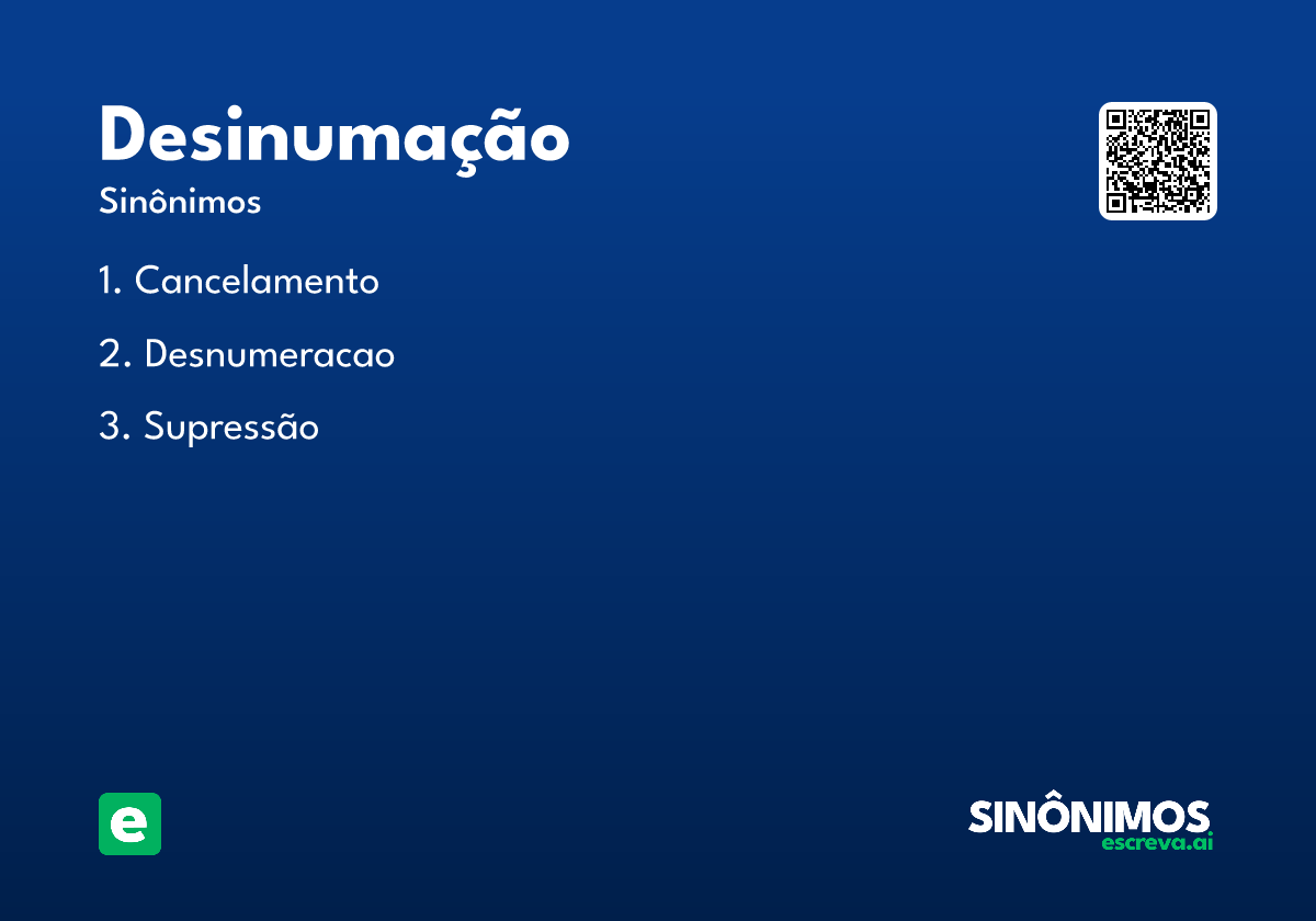 desinumação