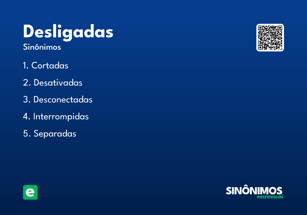 desligadas