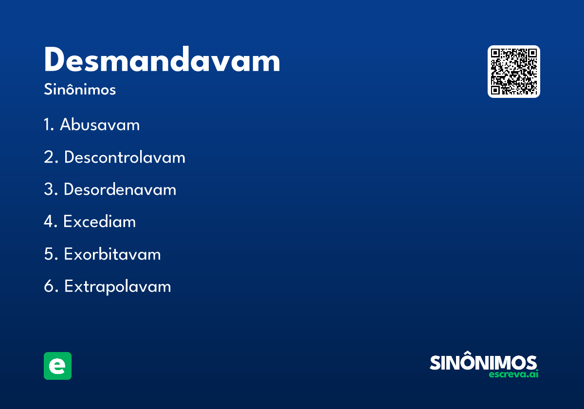 desmandavam