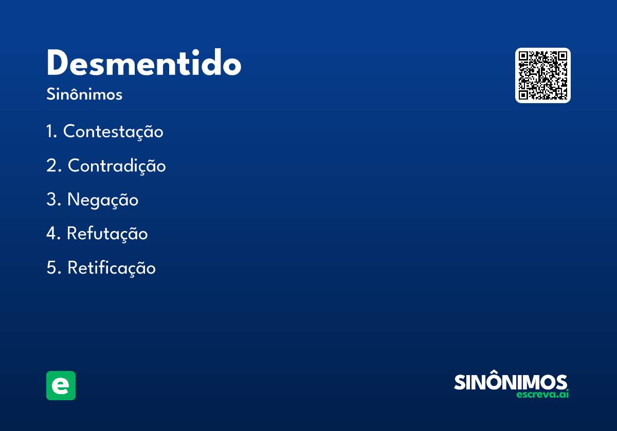 desmentido