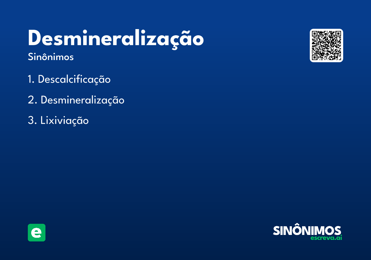 desmineralização
