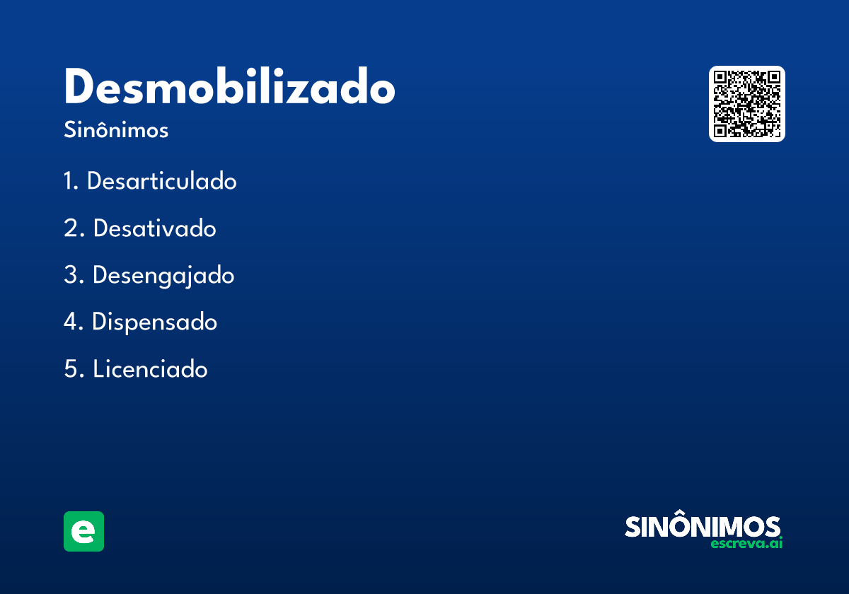 desmobilizado