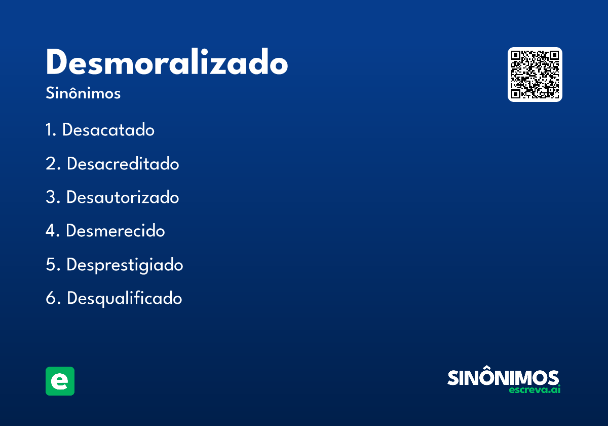 desmoralizado