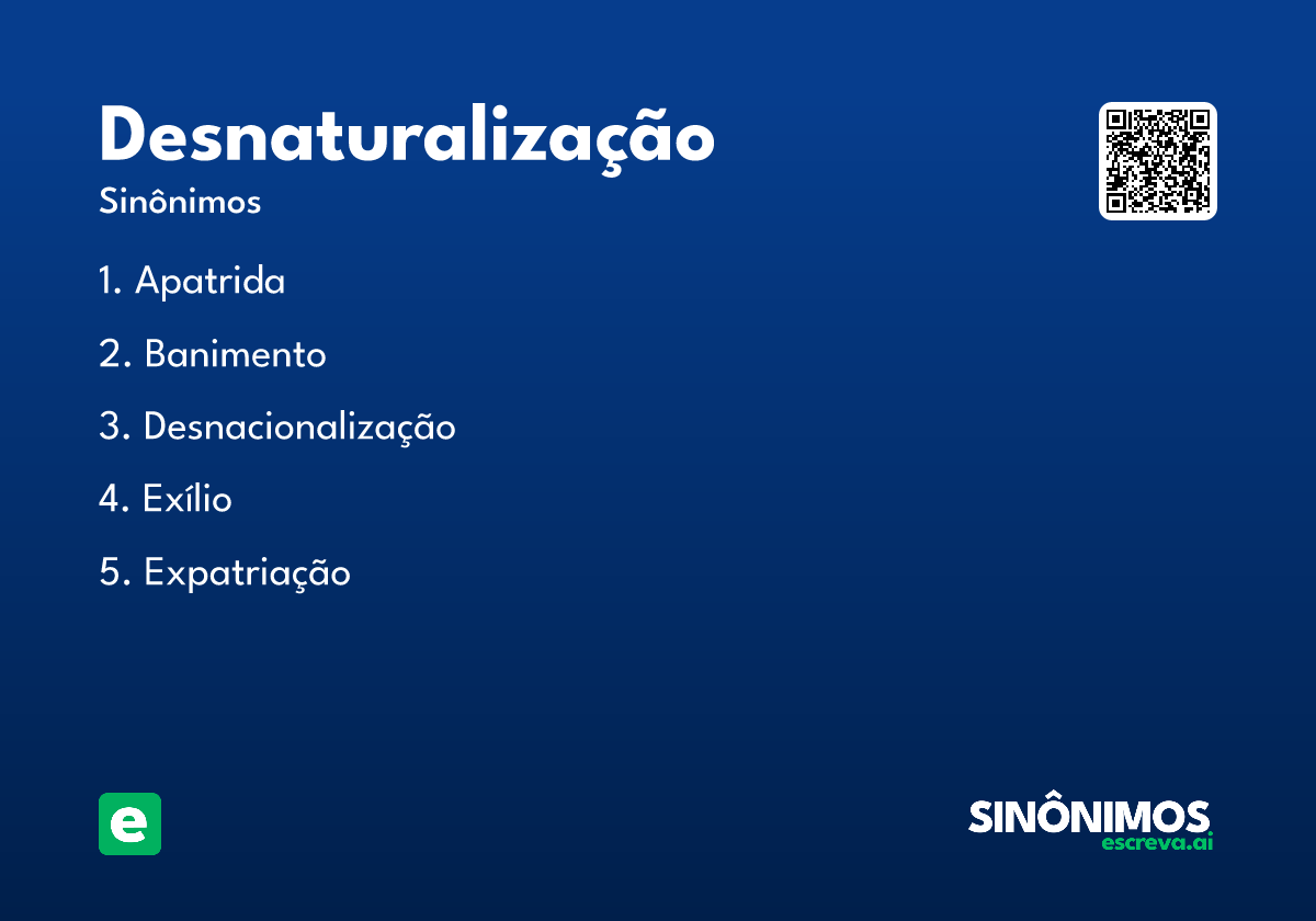 desnaturalização