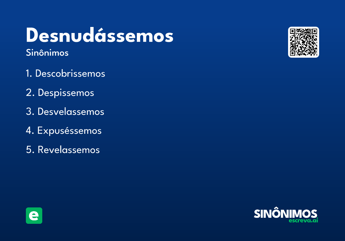 desnudássemos