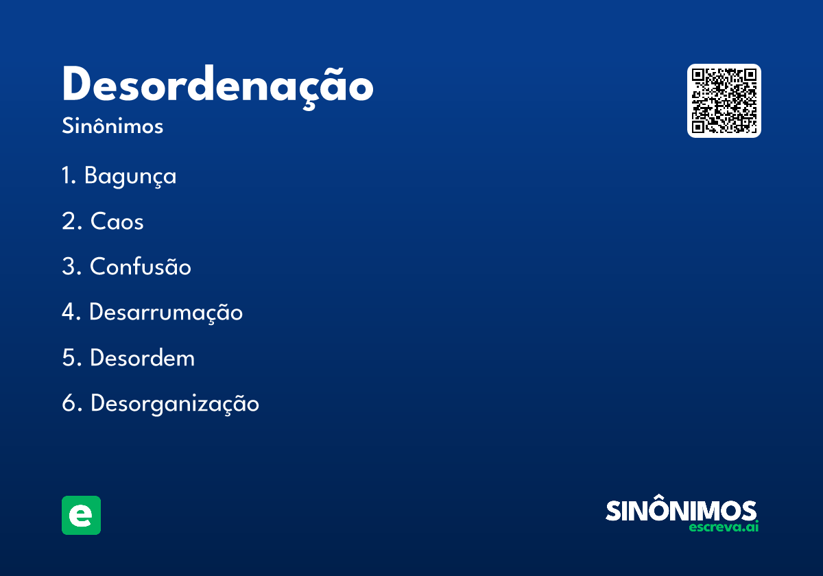 desordenação