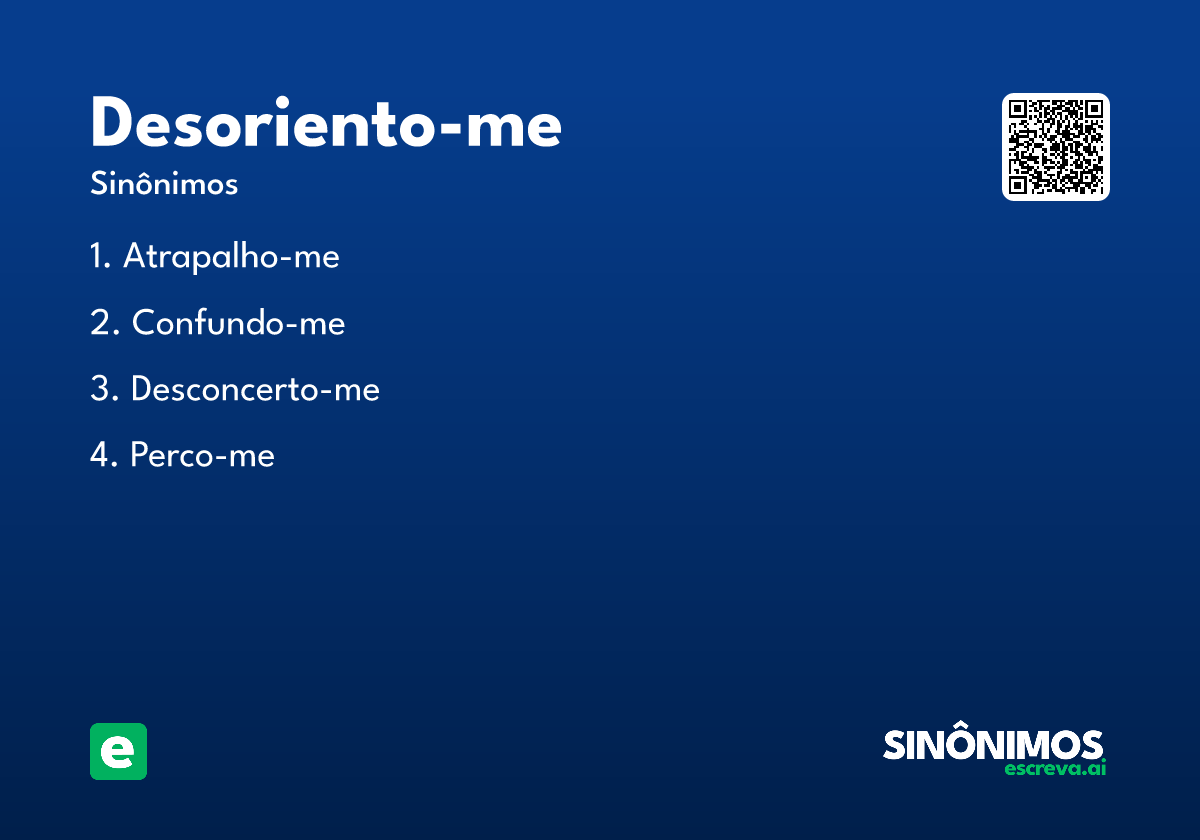 desoriento-me