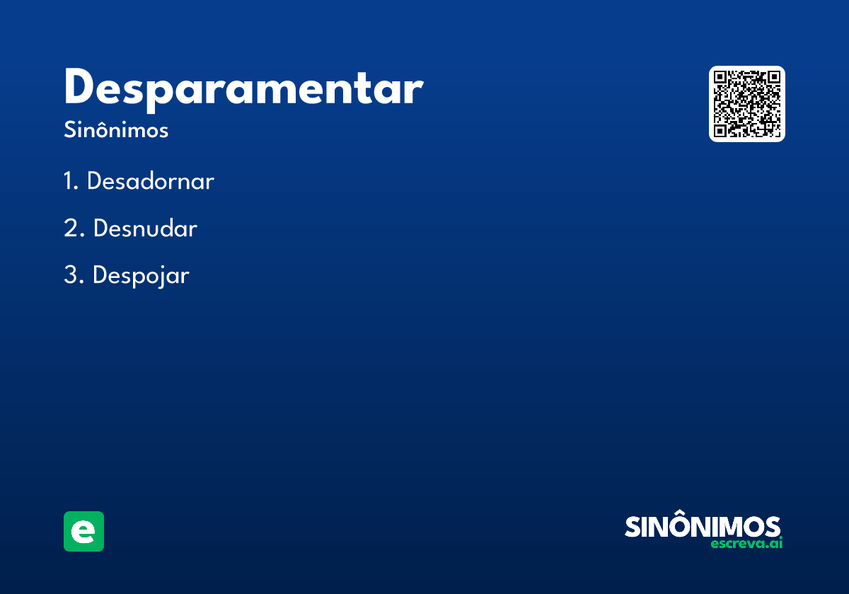 desparamentar