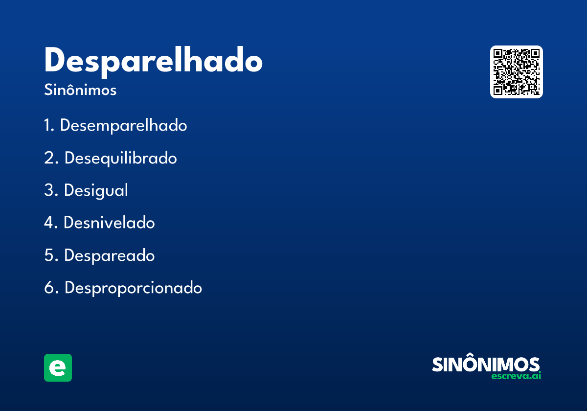 desparelhado