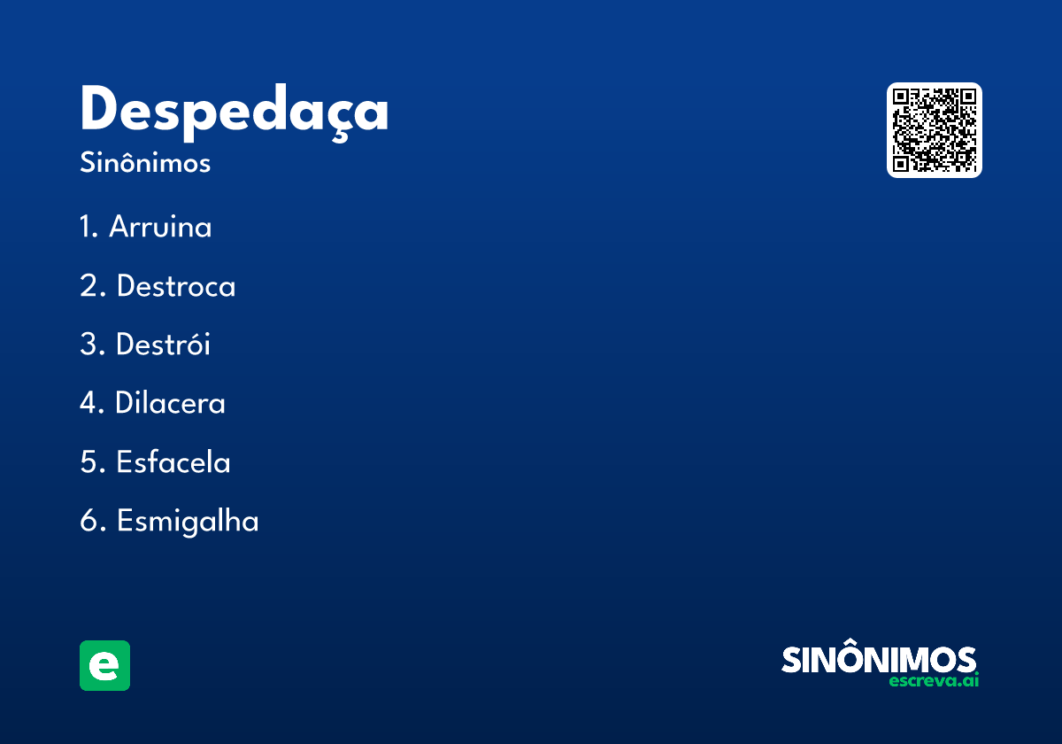 despedaça
