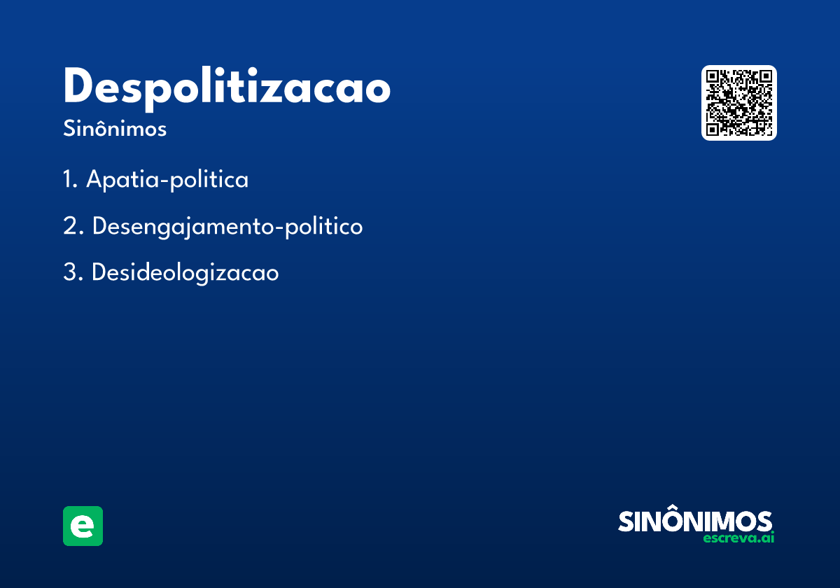 despolitizacao
