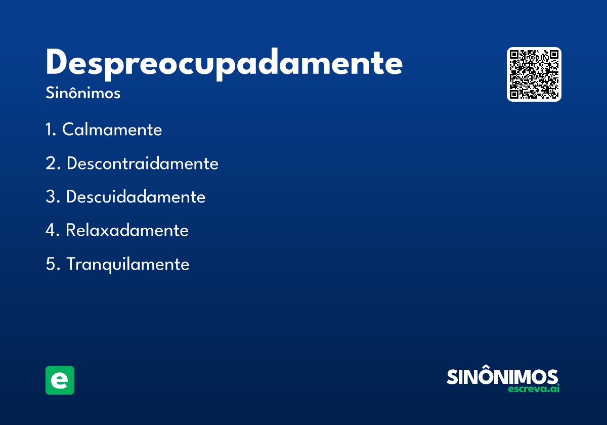 despreocupadamente