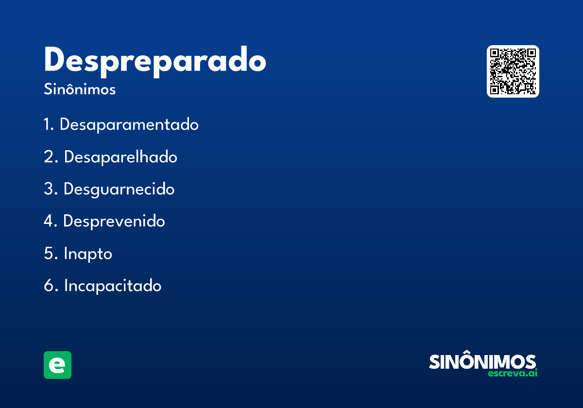 despreparado