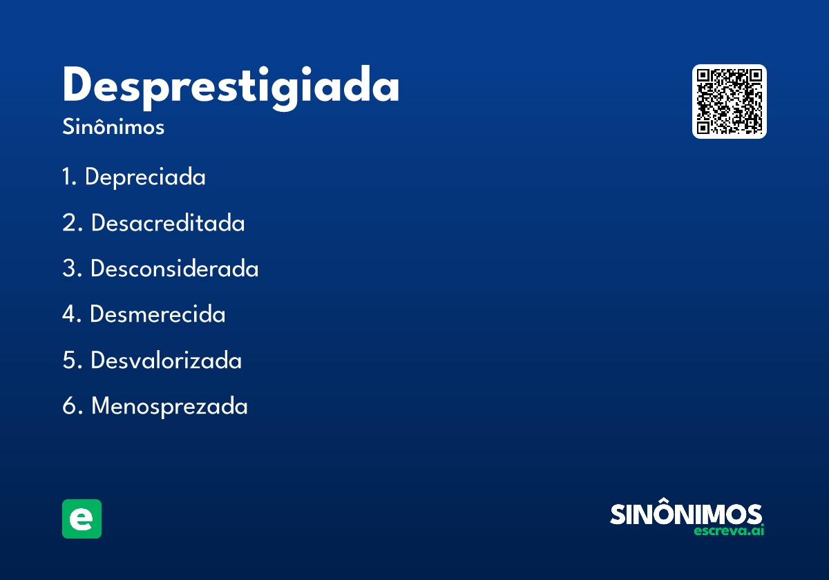 desprestigiada