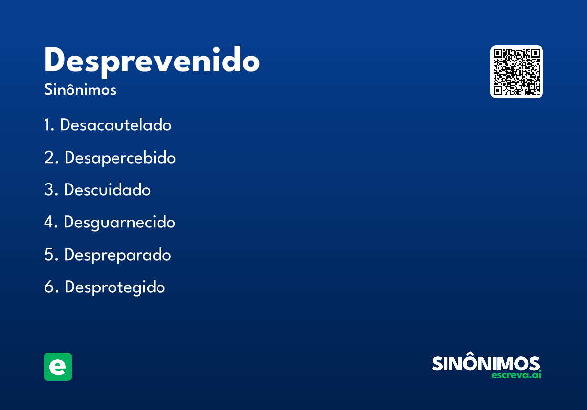 desprevenido