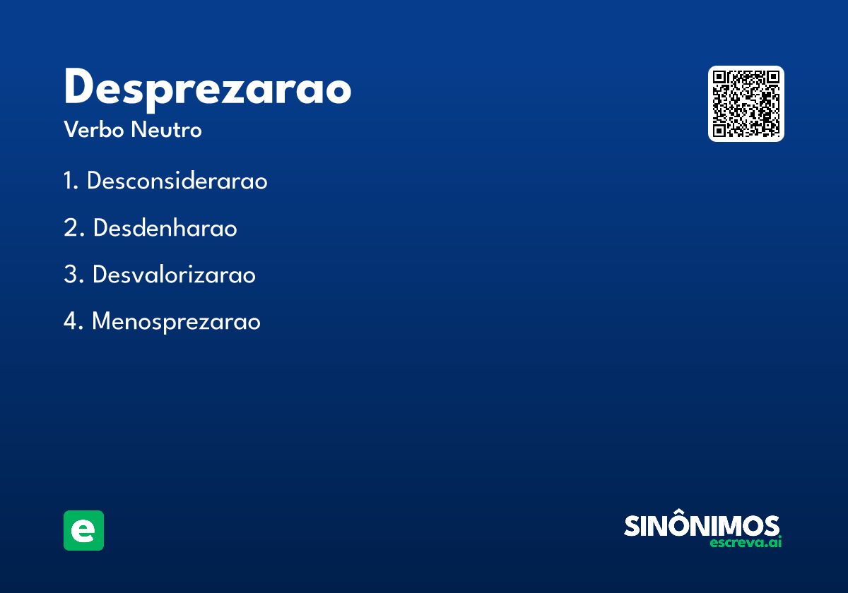 desprezarao