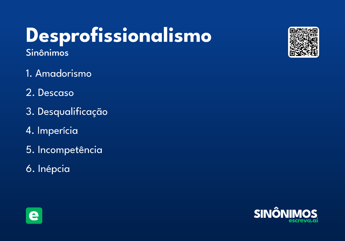 desprofissionalismo