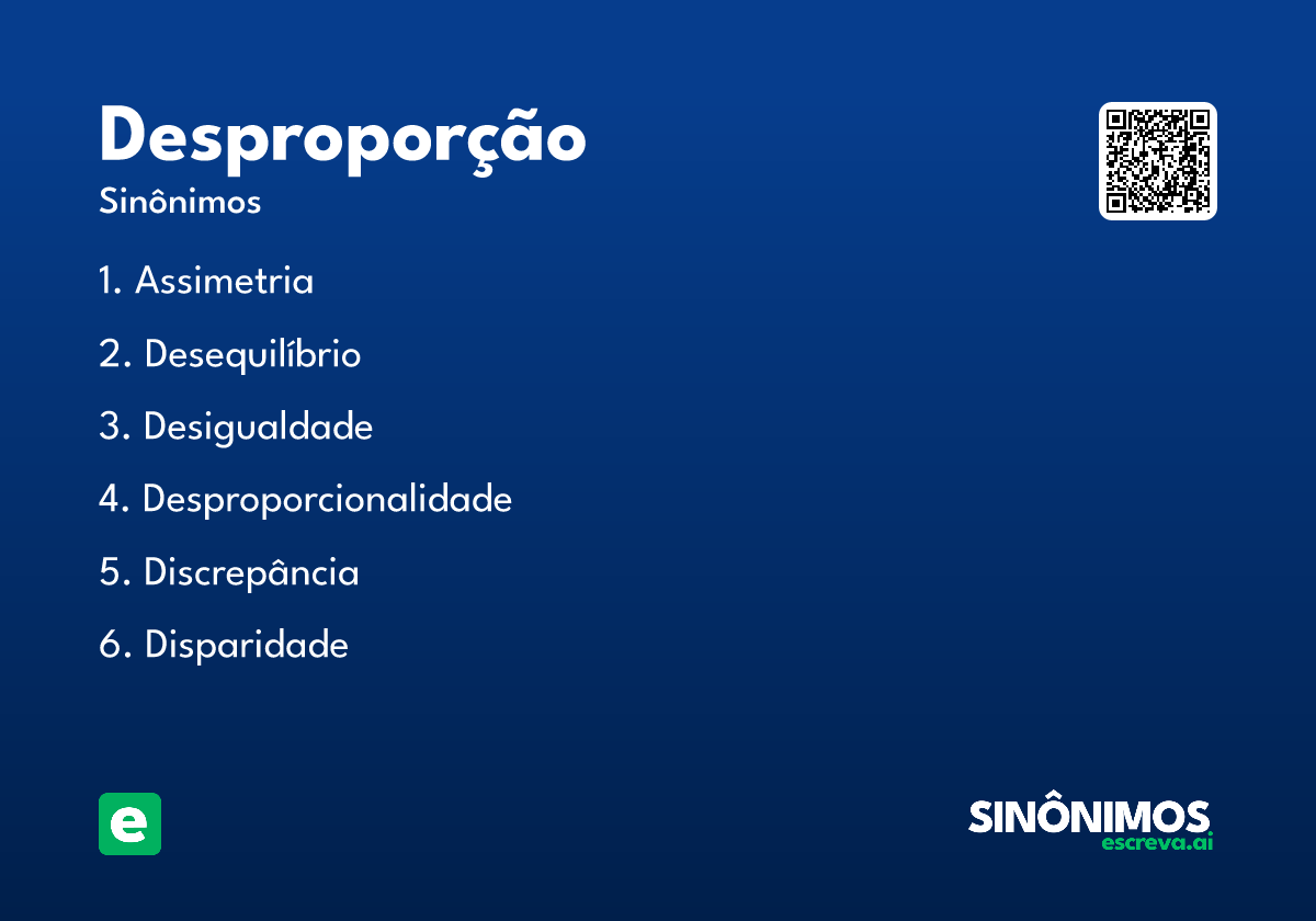 desproporção