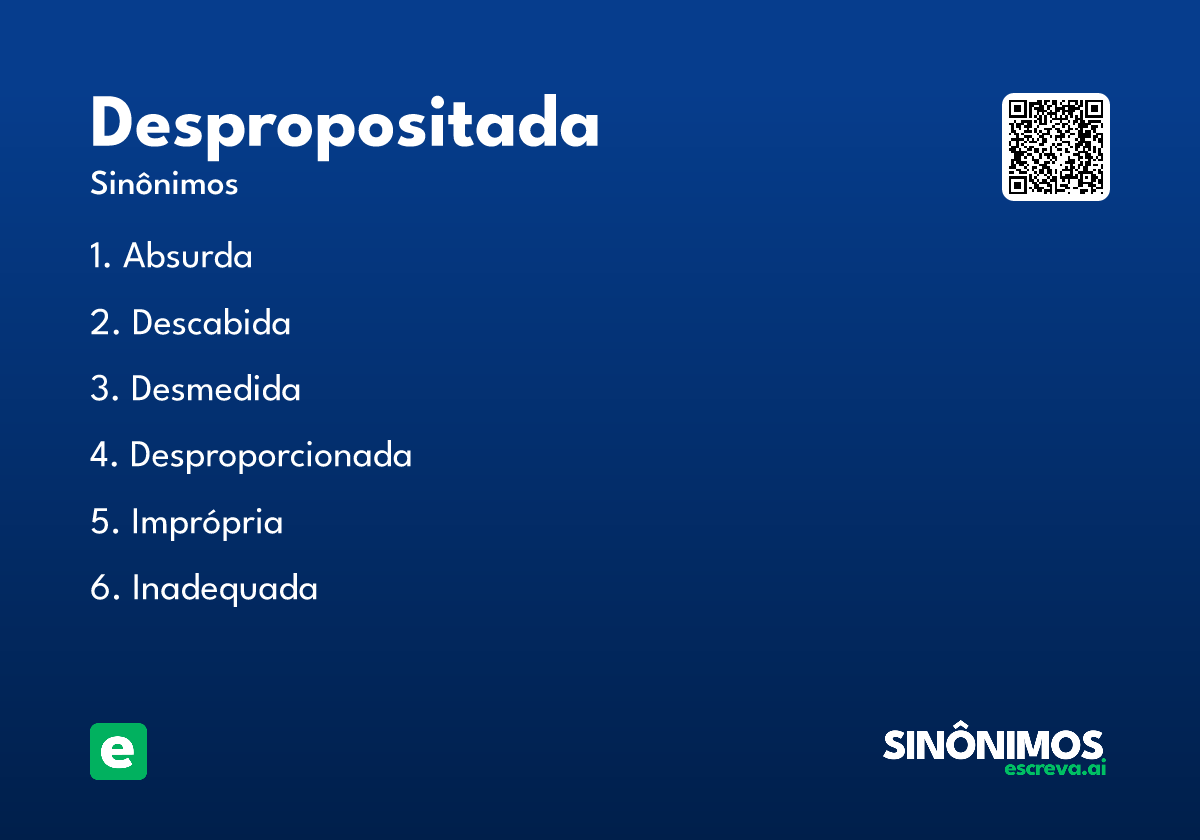 despropositada