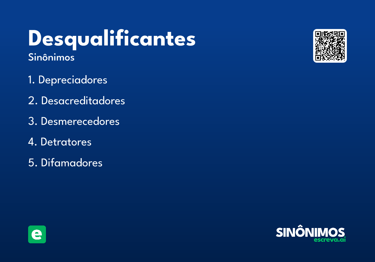 desqualificantes
