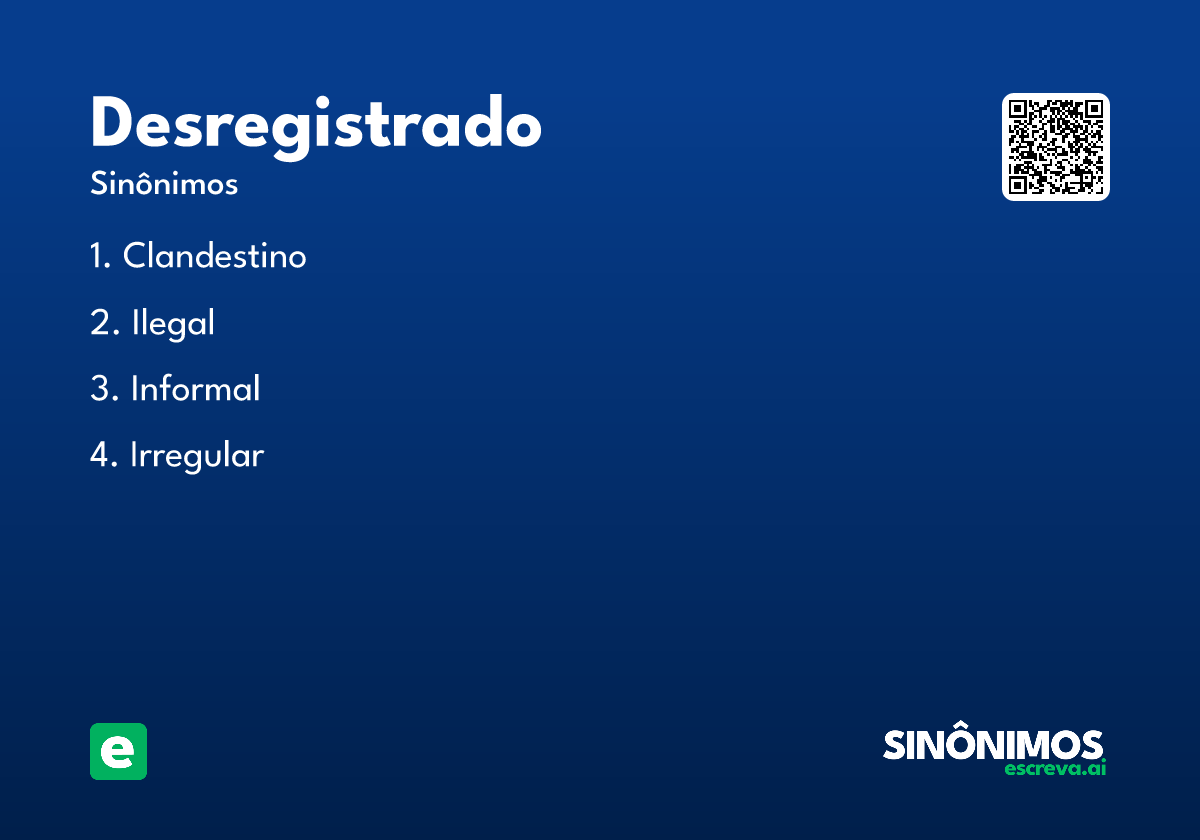 desregistrado