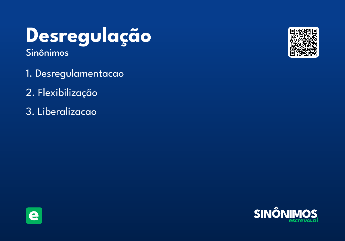 desregulação