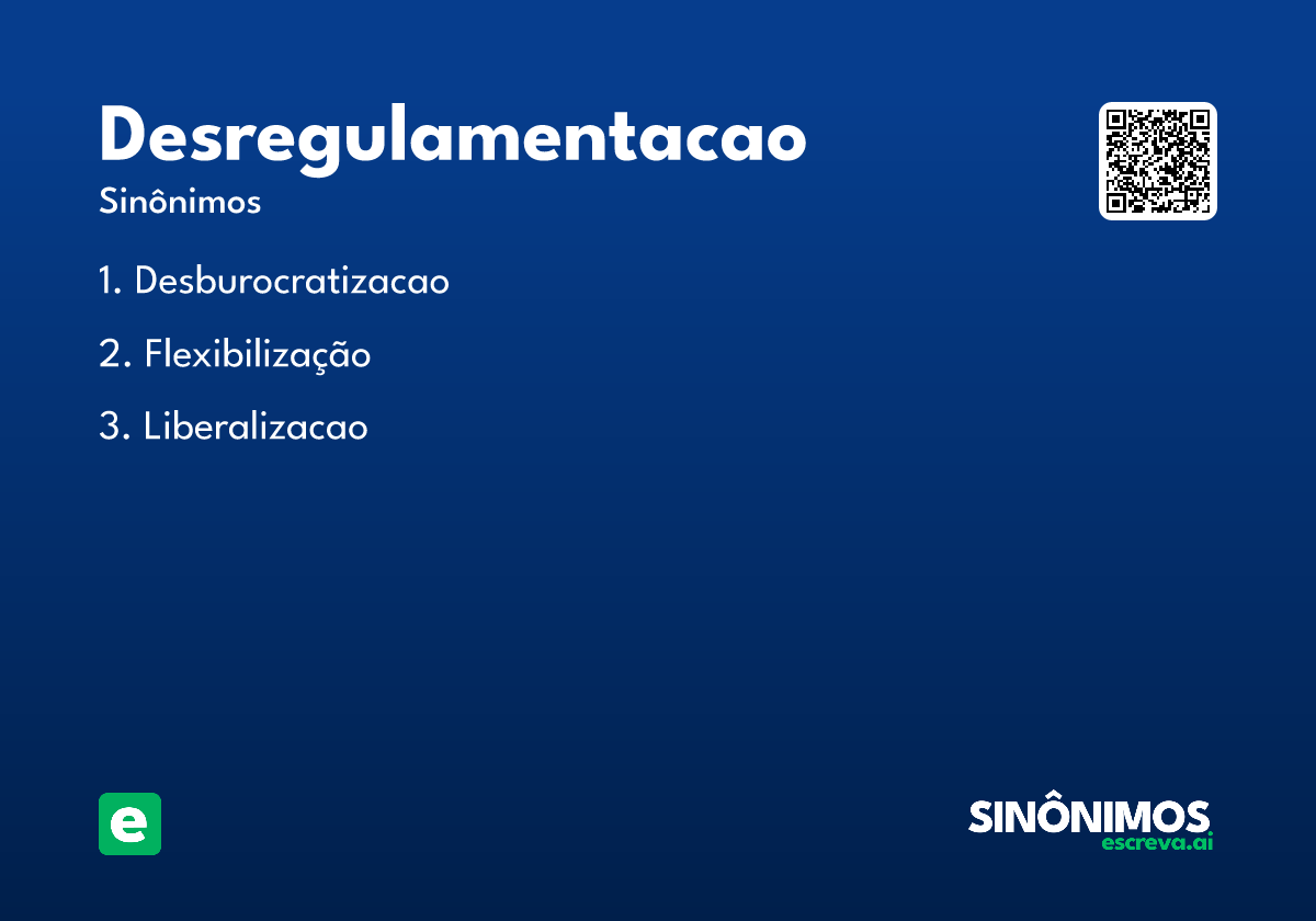 desregulamentacao