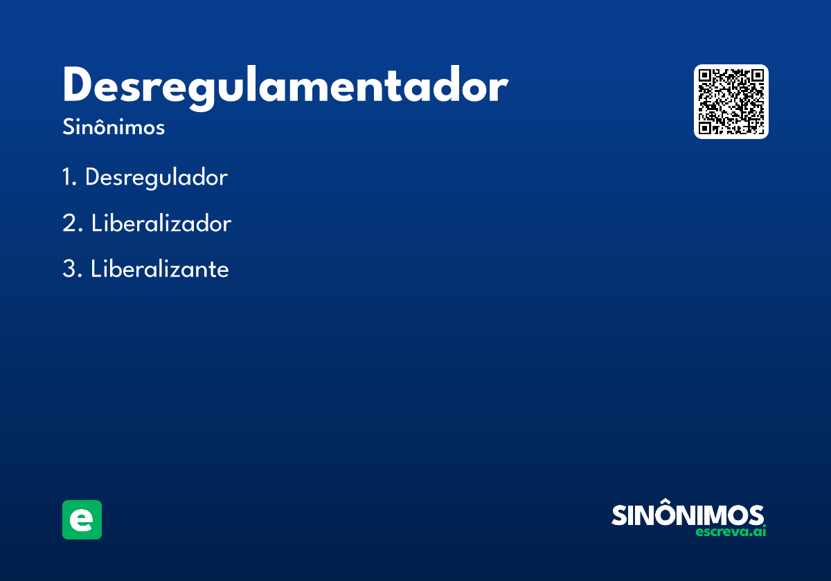 desregulamentador