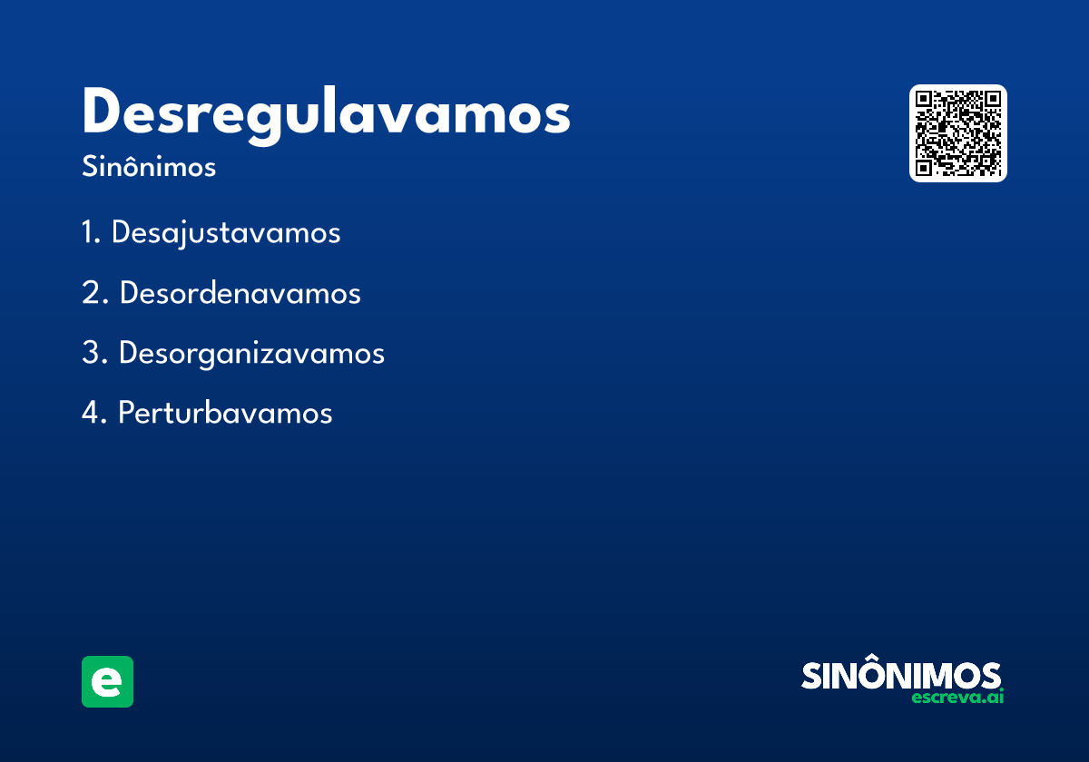 desregulavamos